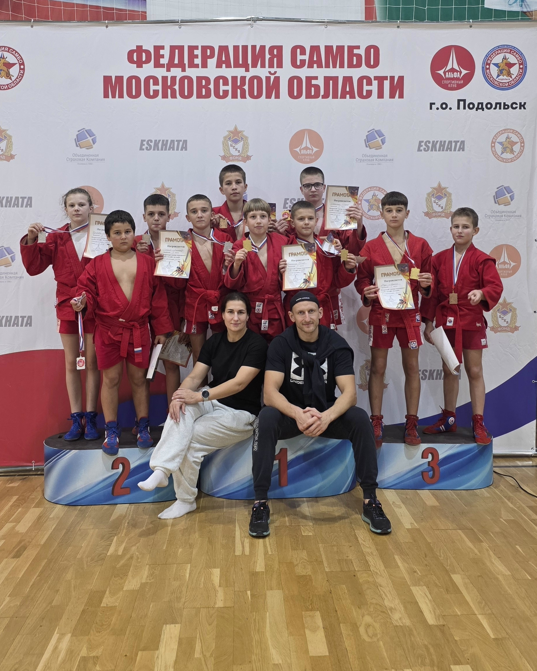 Десять медалей из Подольска